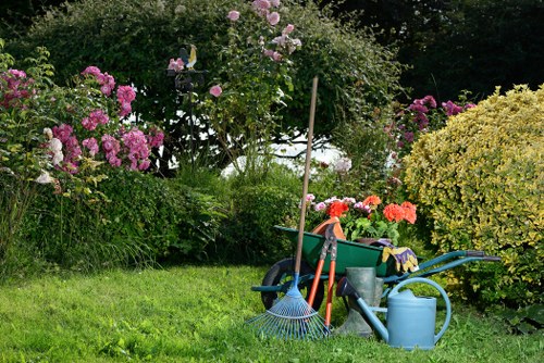 Secure payment portal banner for gardening services